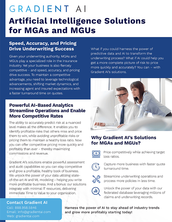 Artificial Intelligence Solutions for MGAs and MGUs