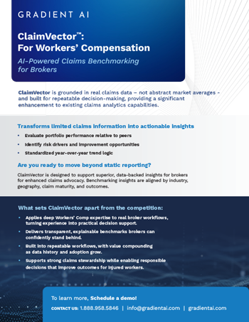 ClaimVector™: For Workers’ Compensation