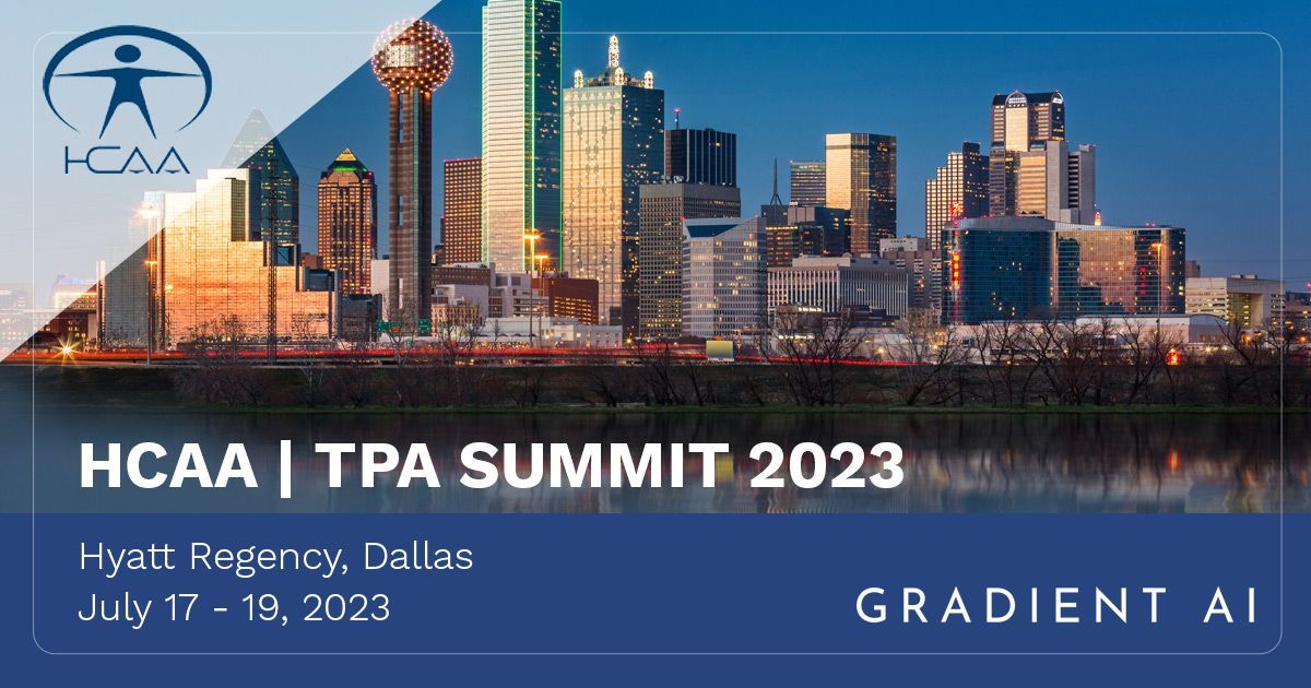 Join Gradient AI at HCAA TPA Summit 2023