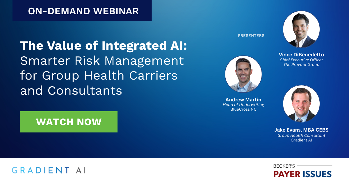 The Value of Integrated AI: Smarter Risk Management for Group Health Carriers