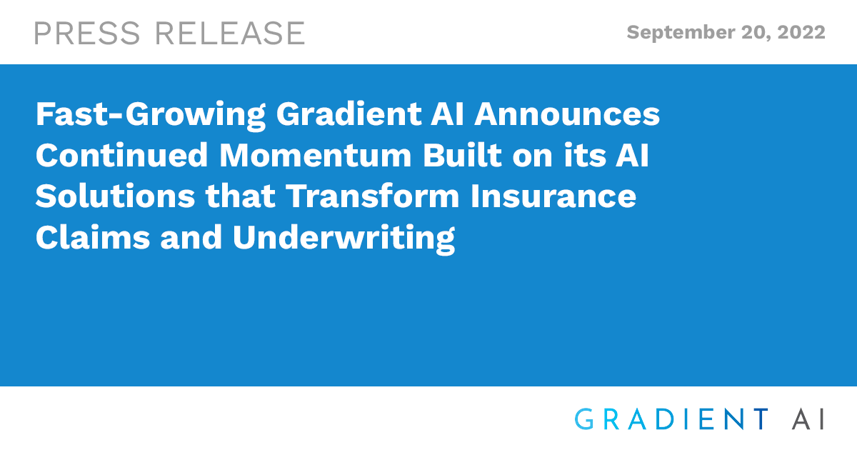 Fast-Growing Gradient AI Announces Continued Momentum