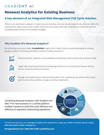 Renewal Analytics Solutions Brief 