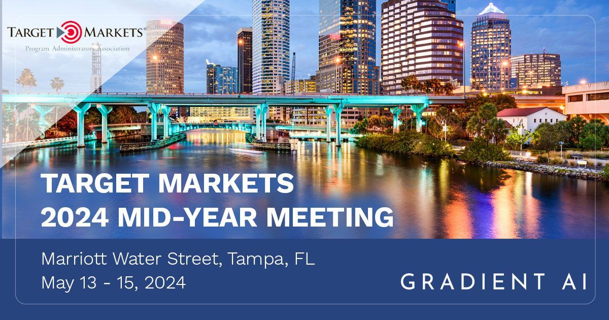 Join Gradient AI at Target Markets 2024 MidYear Meeting Target Markets Conference 2025 Europe