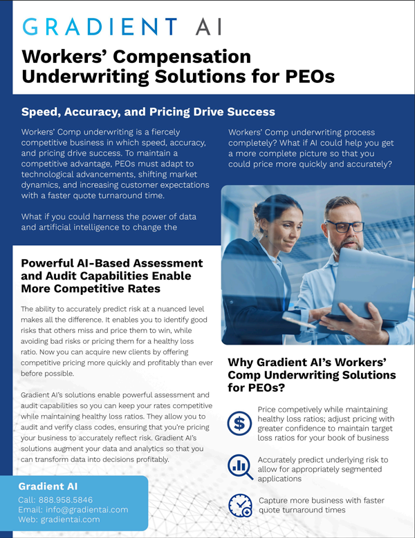 Workers' Comp Underwriting Solutions for PEOs