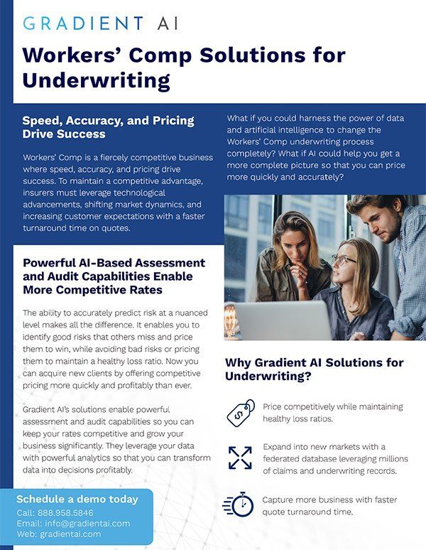 Workers' Comp Solutions for Underwriting