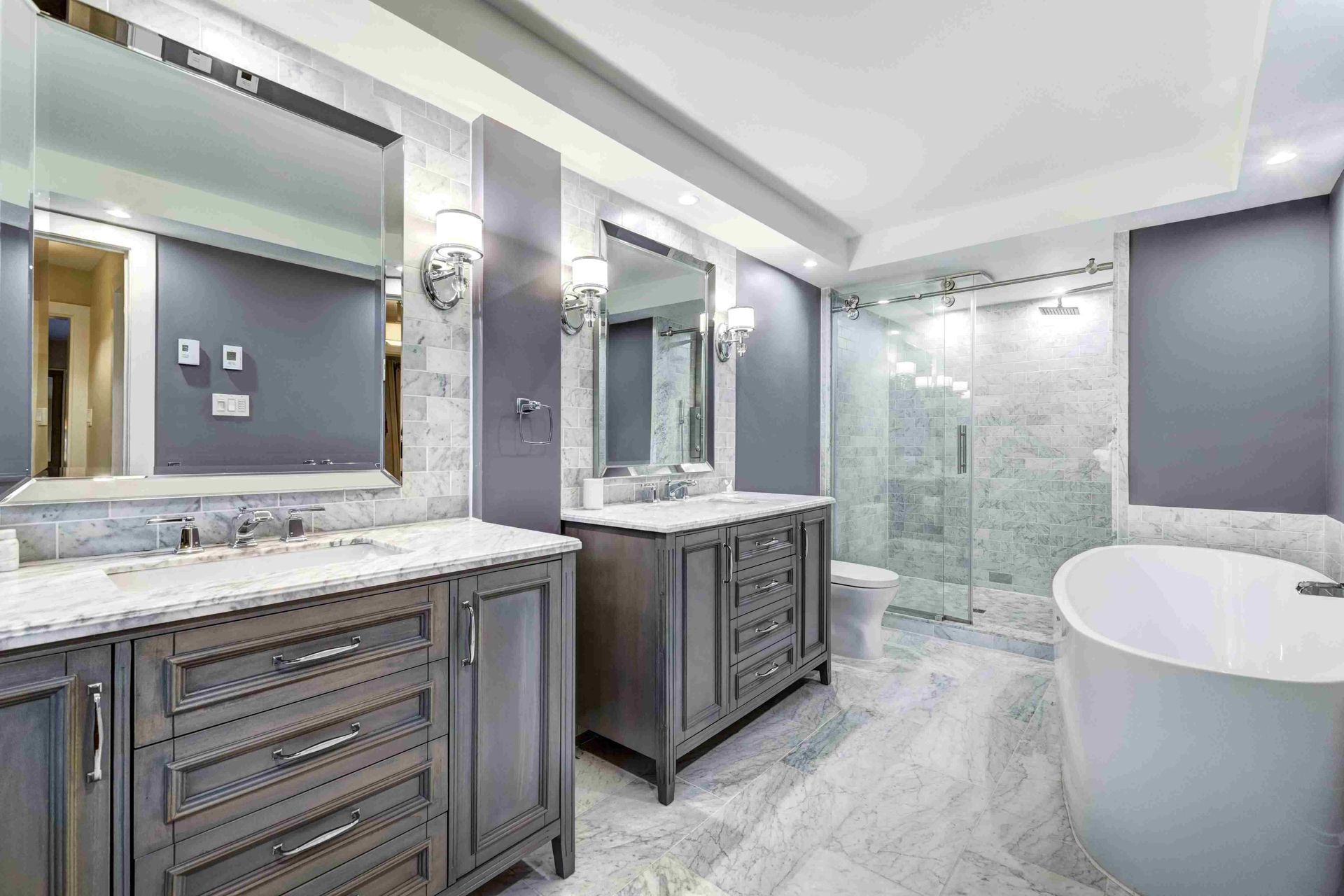 Residential real estate bathroom interior phot
