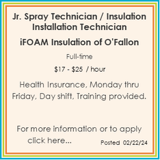 A poster for a spray technician / insulation installation technician.