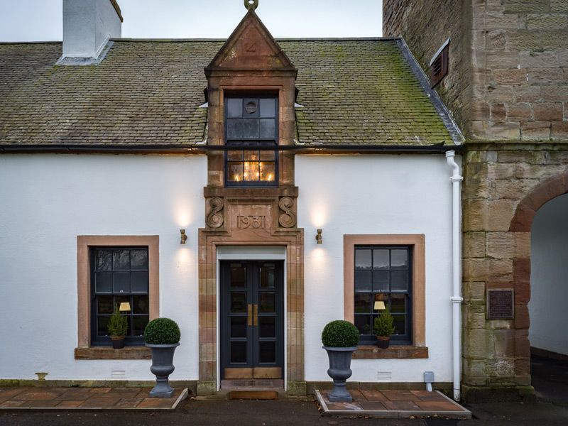 Outside the clocktower cafe bar