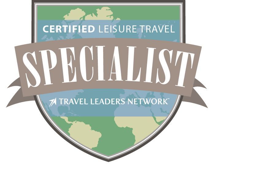 A certified leisure travel specialist travel leaders network logo