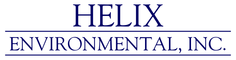 Helix environmental inc. logo on a white background