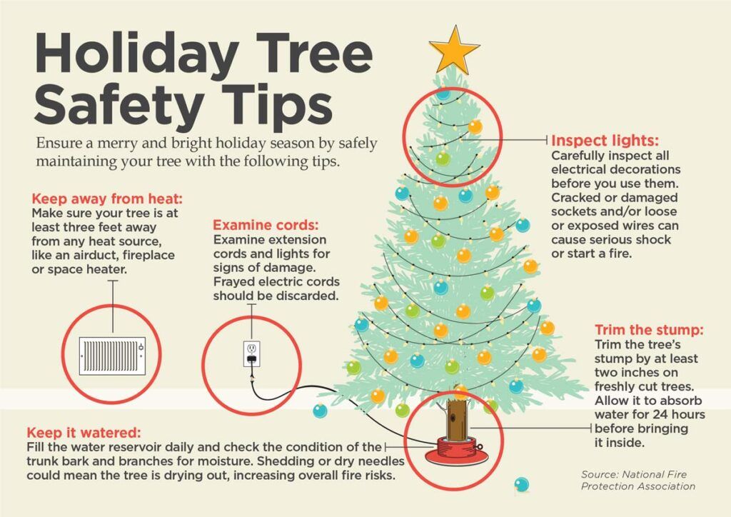 Winter Holiday and Christmas Tree Safety Tips