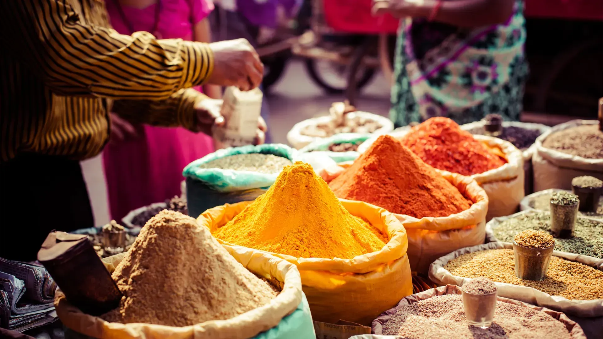 Old Delhi Spice Market, Kari Baoli, Asia