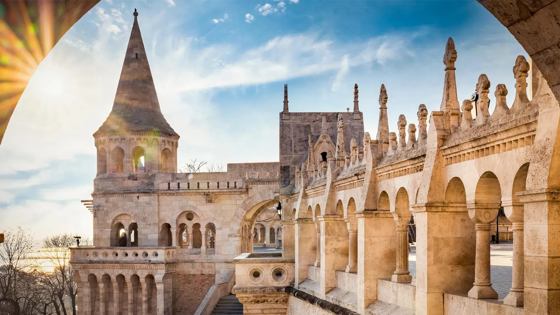 Fisherman's Bastion in Budapest, Hungary