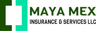 A logo for a company called Maya Mex Insurance & Services LLC