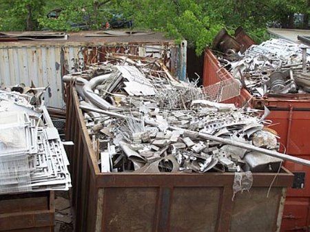 Scrap Metal in Containers