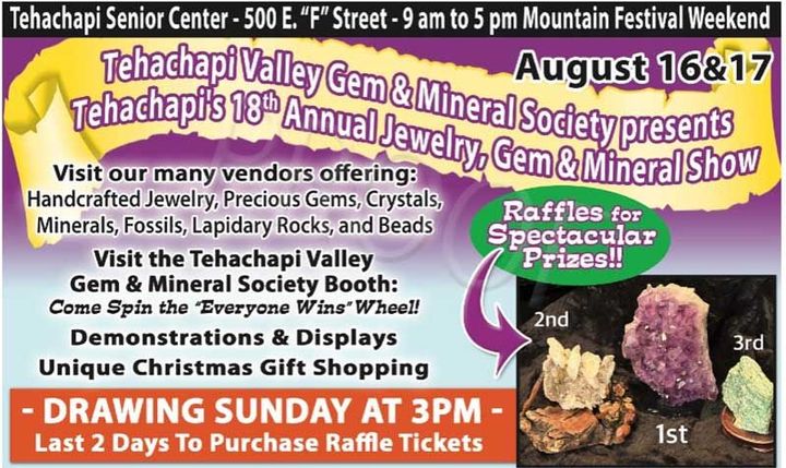 Annual TVGMS Gem Show