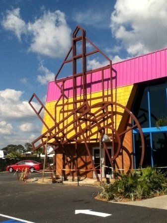 Colorful Building with Steel Structure - Steel Fabricators in Fort Walton Beach, FL