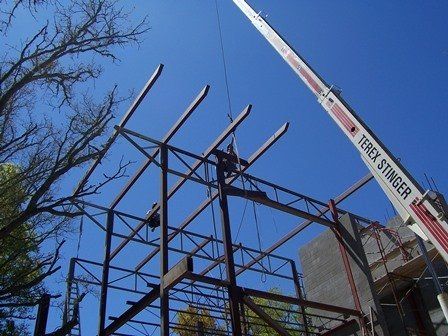 Steel Structure Erected With Crane - Steel Fabricator in Fort Walton Beach, FL