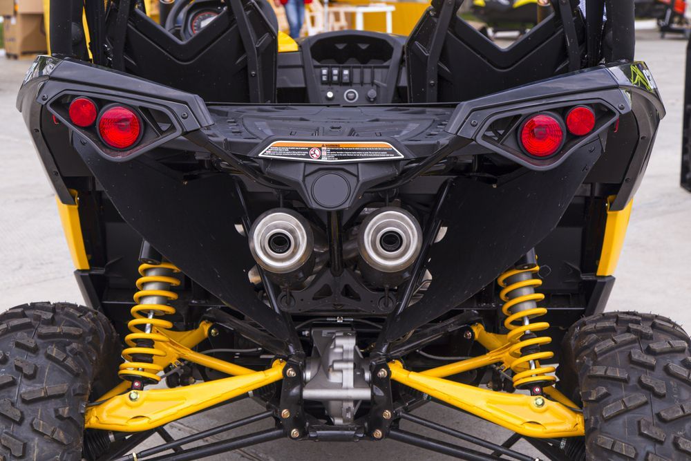 Rear View Of A Yellow And Black All-terrain Vehicle — Jack Too You Mobile Servicing and Repairs In Goomboorian, QLD