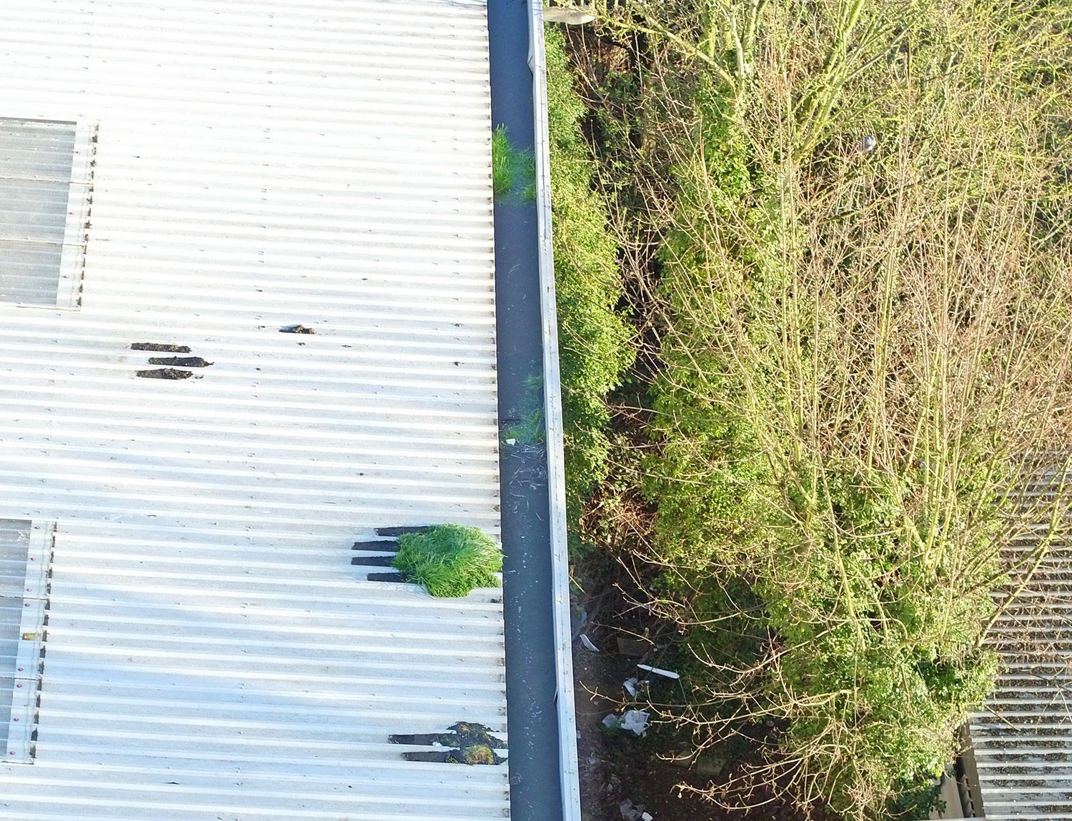 roof inspection by drone in wiltshire
