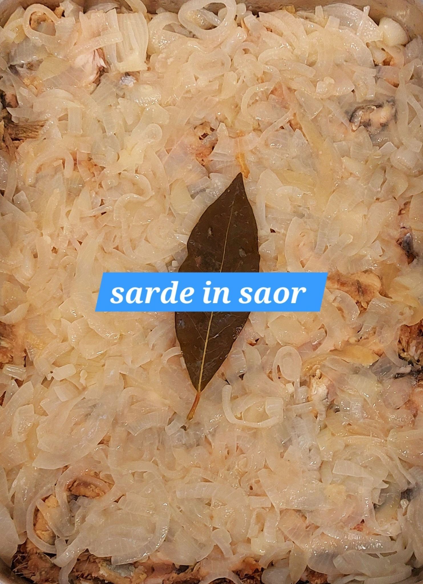 sarde in saor