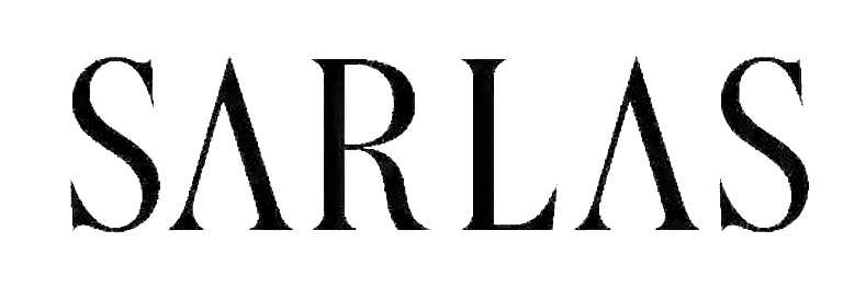 La parola sarlas è scritta in nero su sfondo bianco.