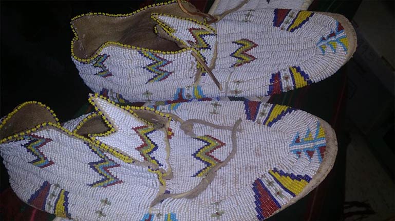 Native American, Beaded Shoes - Gallup, NM - Andy's Trading Company