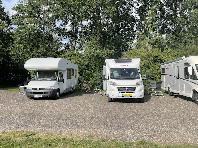 Onze plek op Camping 't Plathuis te Bourtange