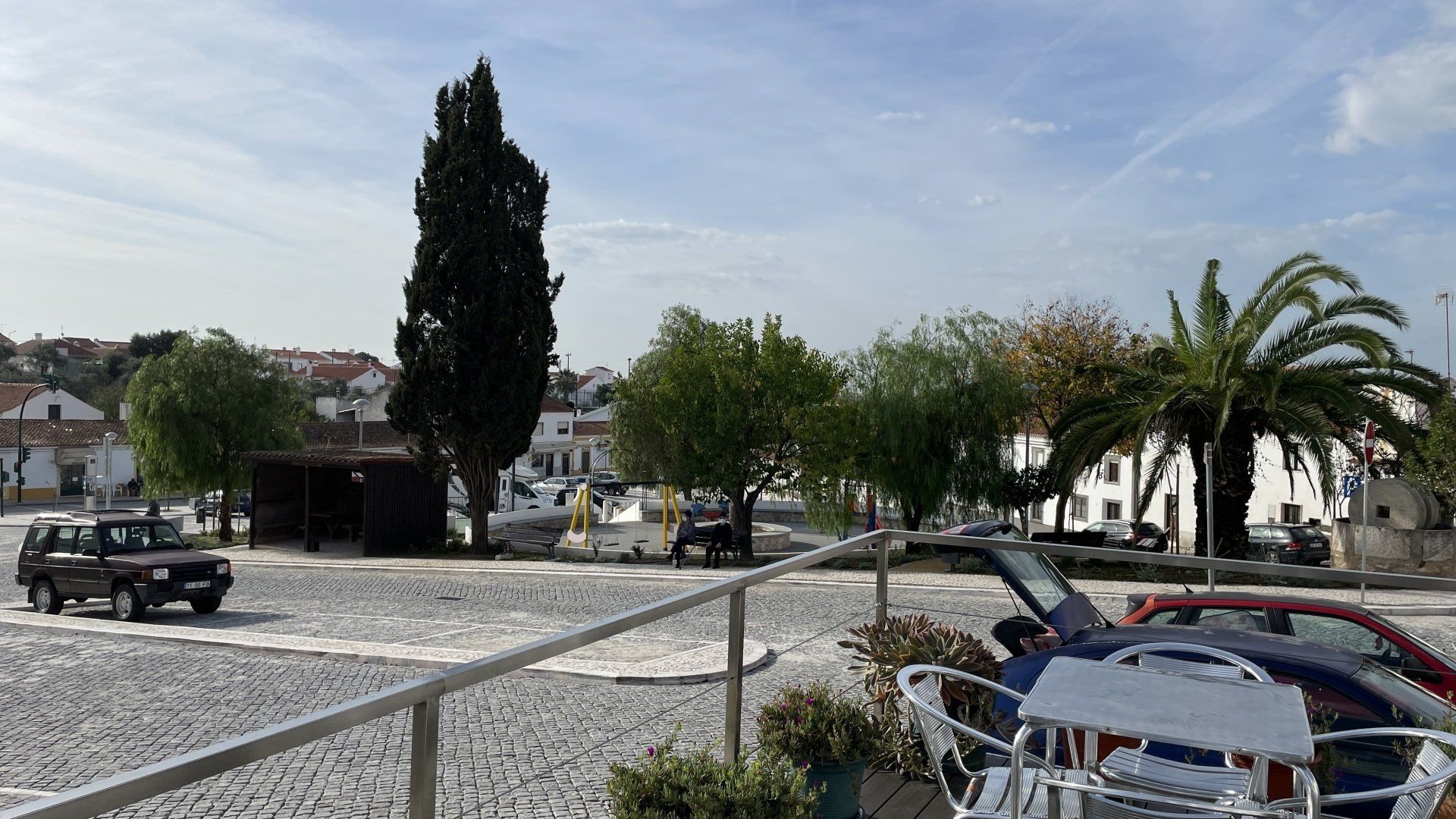 Het plein in Évoramonte