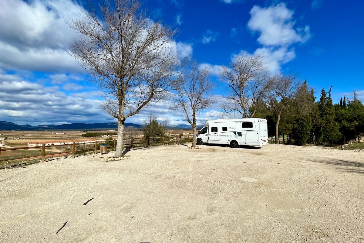 Ruime camperplaats