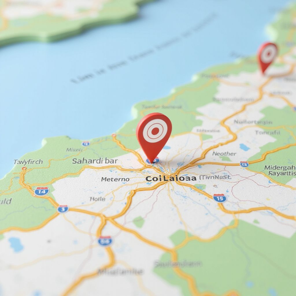 Woman using a laptop, searching for dental services. Interior setting, greenery in background.