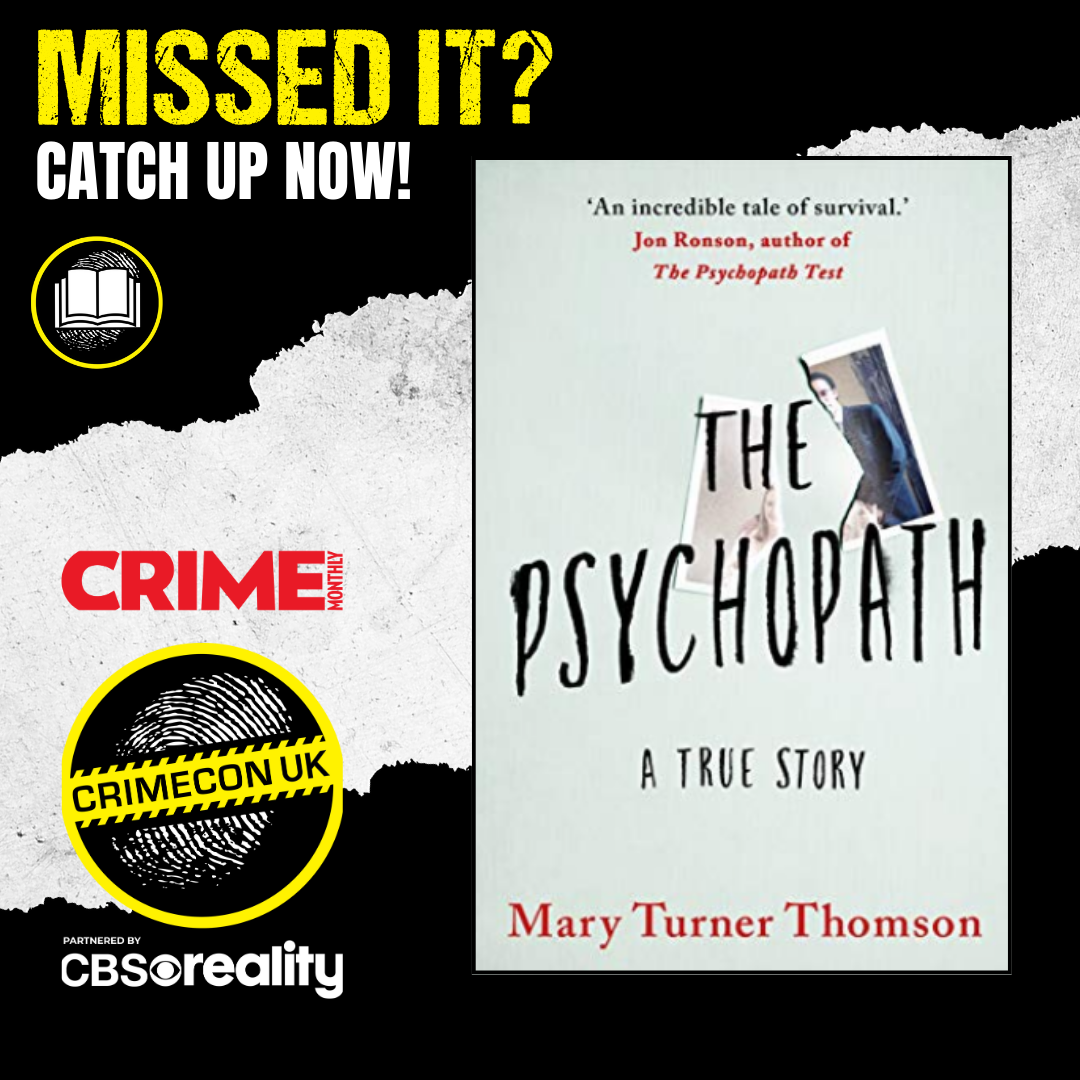 Mary Turner Thomson discussed her story and her latest book live on Instagram - CrimeCon UK