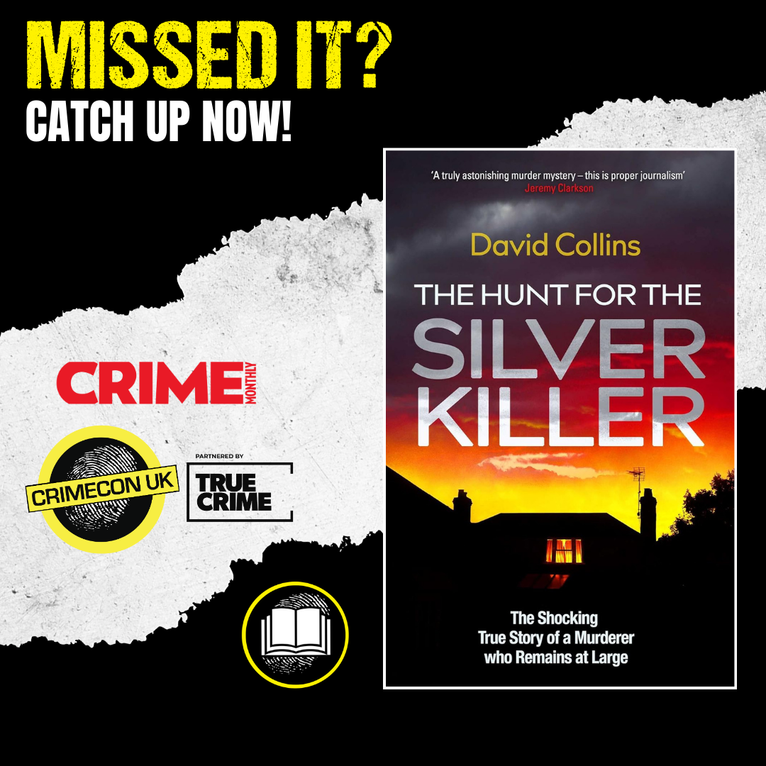 David Collins discussed her story and her latest book live on Instagram - CrimeCon UK