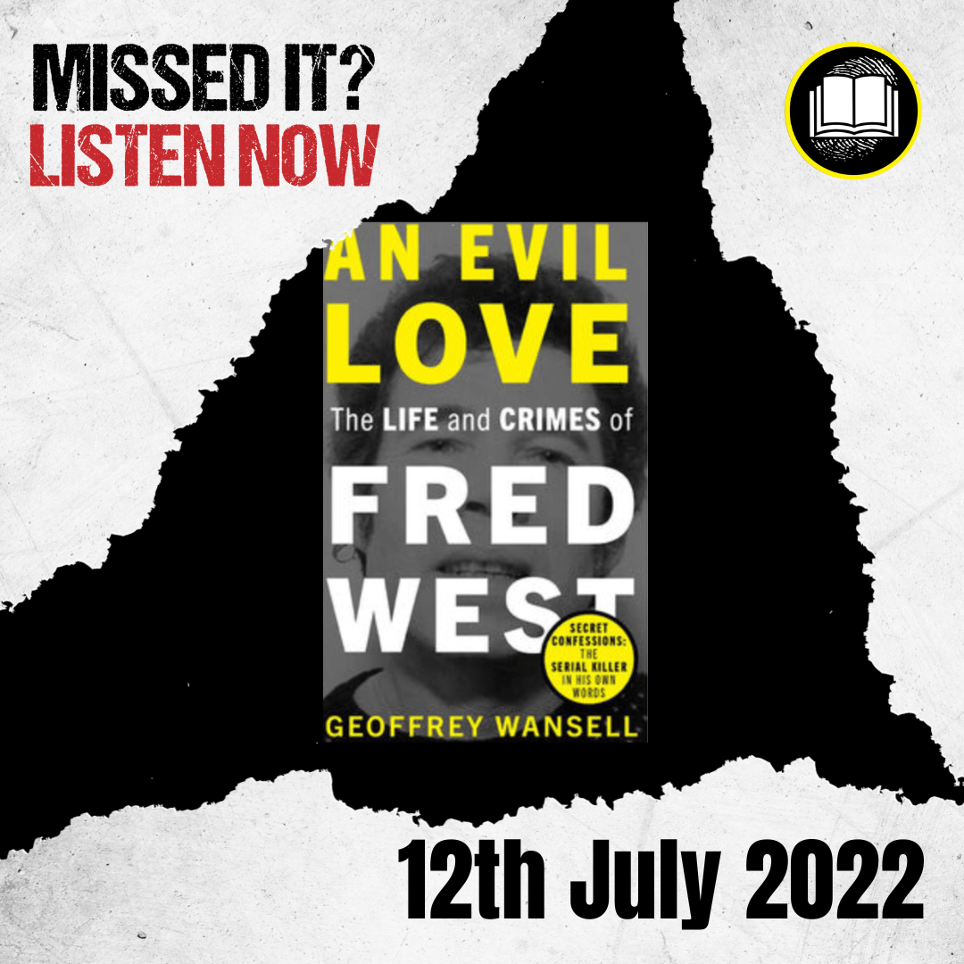 Geoffrey Wansell talks about his book live on instagram - CrimeCon UK