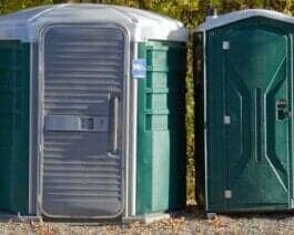 Some of our portable restrooms in Charlotte, NC