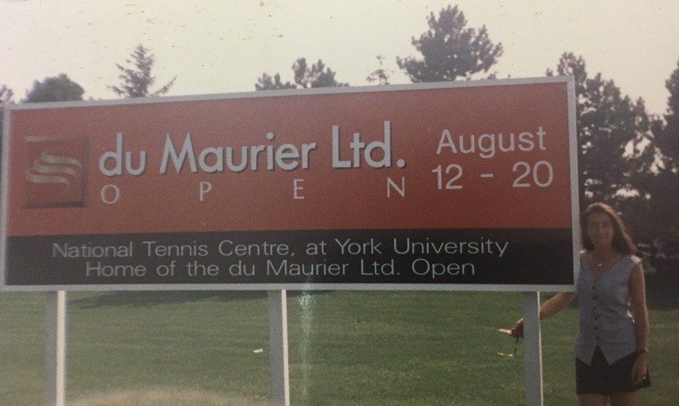 manifesto di un torneo di tennis