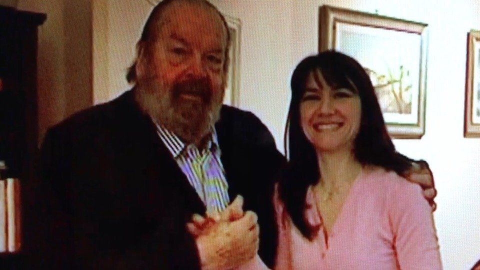 Federica Silipo con un personaggio televisivo