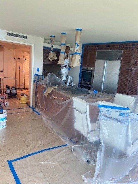 Things Covered With Plastic For Safety Painting | Oahu, HI | Clinton’s Painting