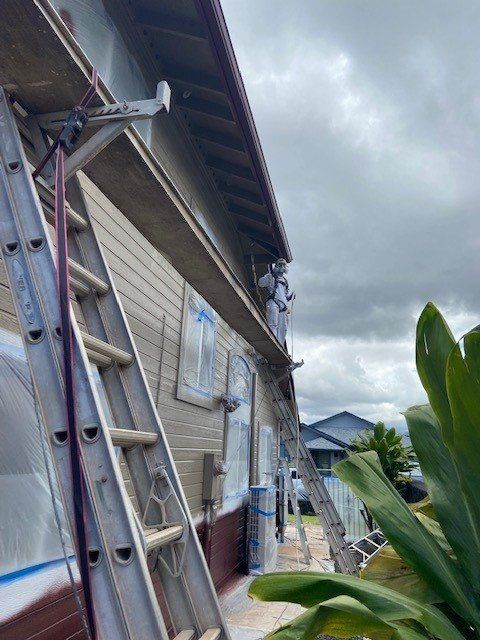 Man Standing On The Plank | Oahu, HI | Clinton’s Painting