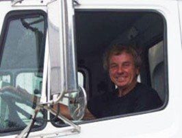 Man Driving Oil Truck — South Hampton, NH — Midway Oil & Propane