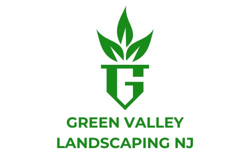 The logo for green valley landscaping nj is a green valley landscaping logo.