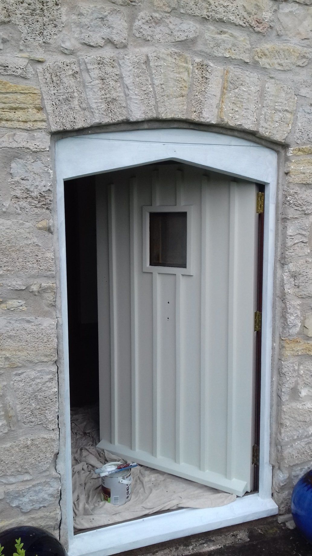 Exterior wall painting