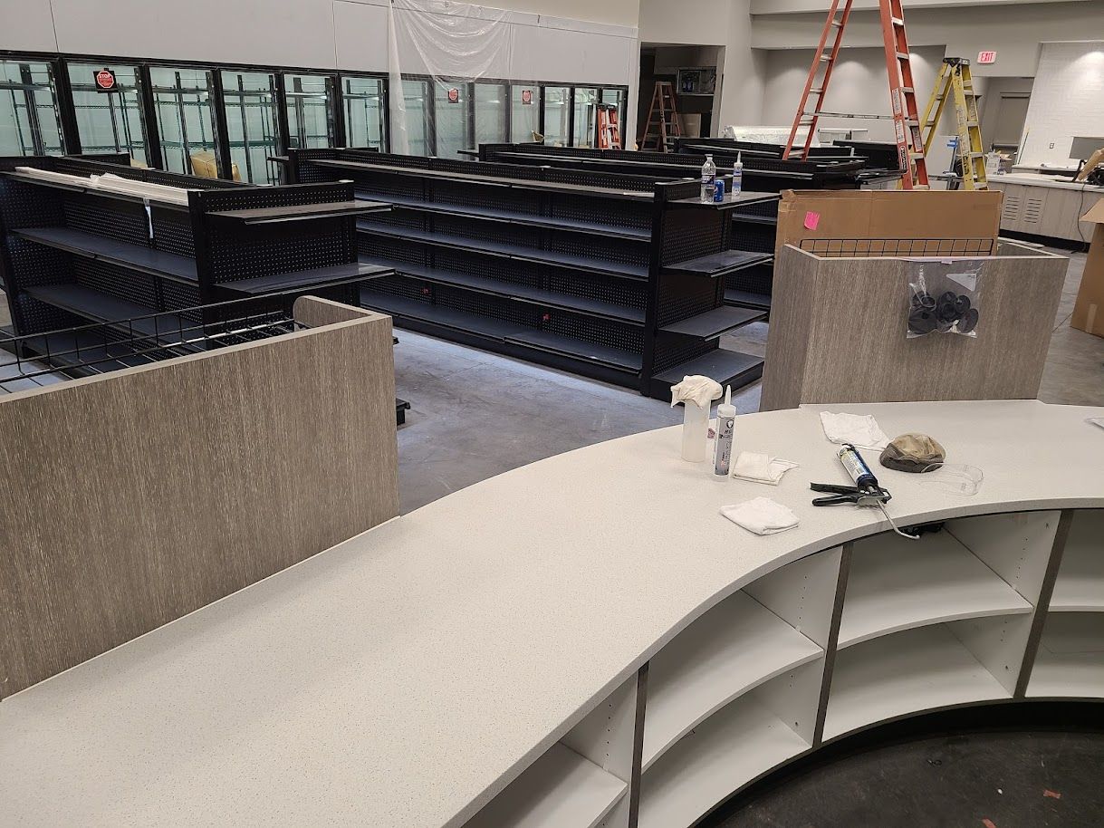 convenience store fixtures: cabinet-assembly-for-installation