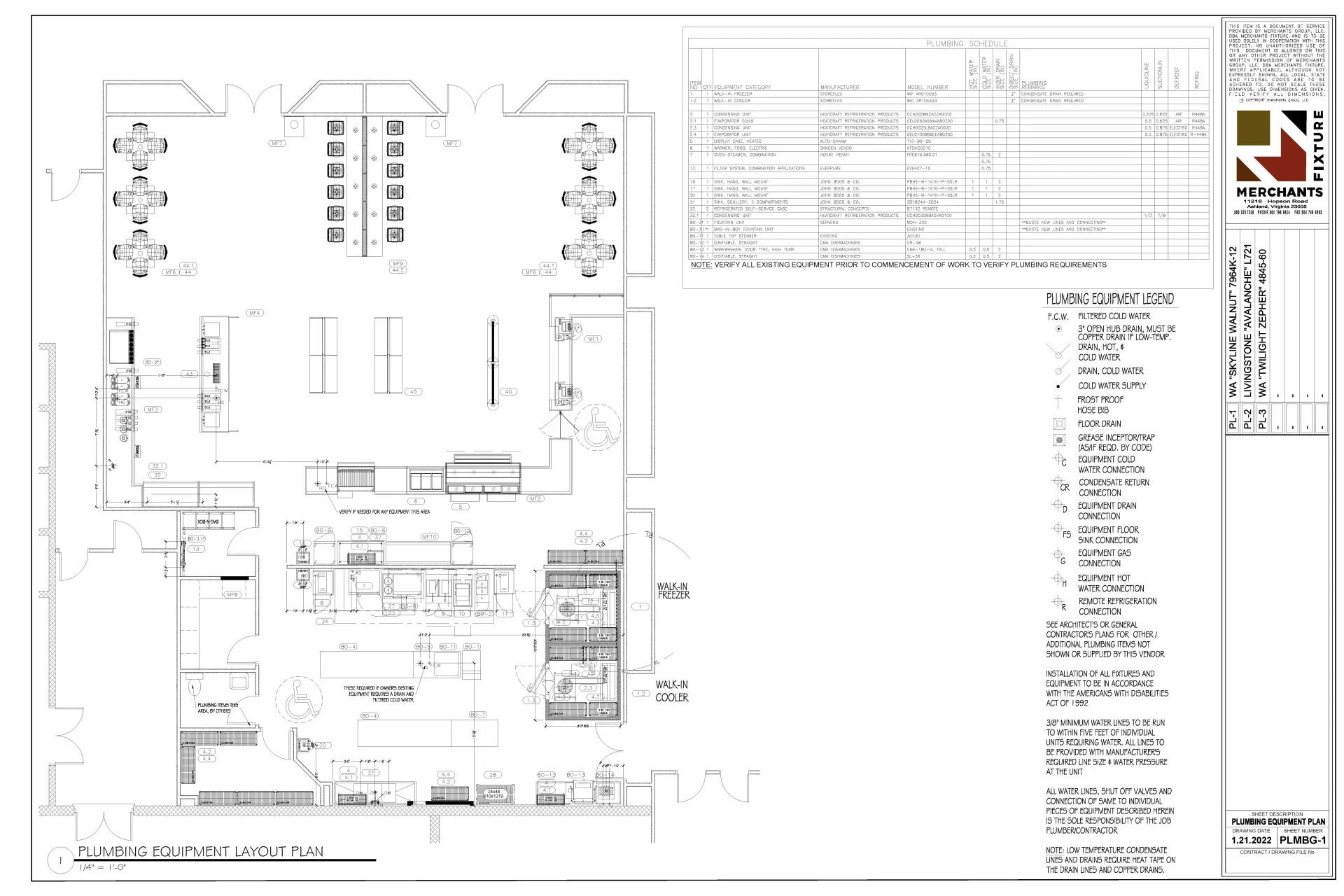 convenience store layout design plan with MEPs