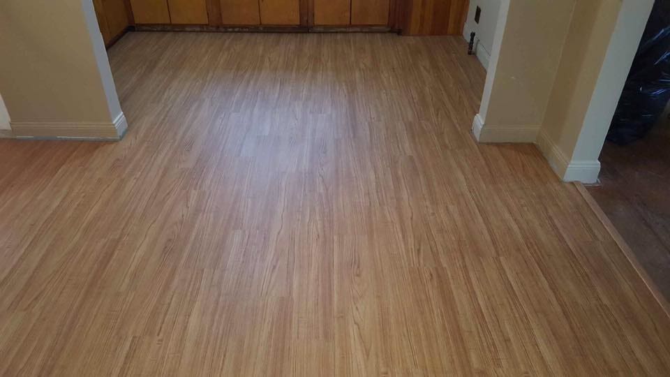 After Installing A Kitchen Wooden Flooring — Danbury, CT — VRP Flooring