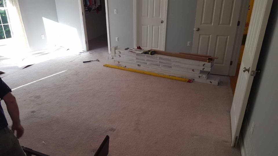 Before Flooring Renovation — Danbury, CT — VRP Flooring