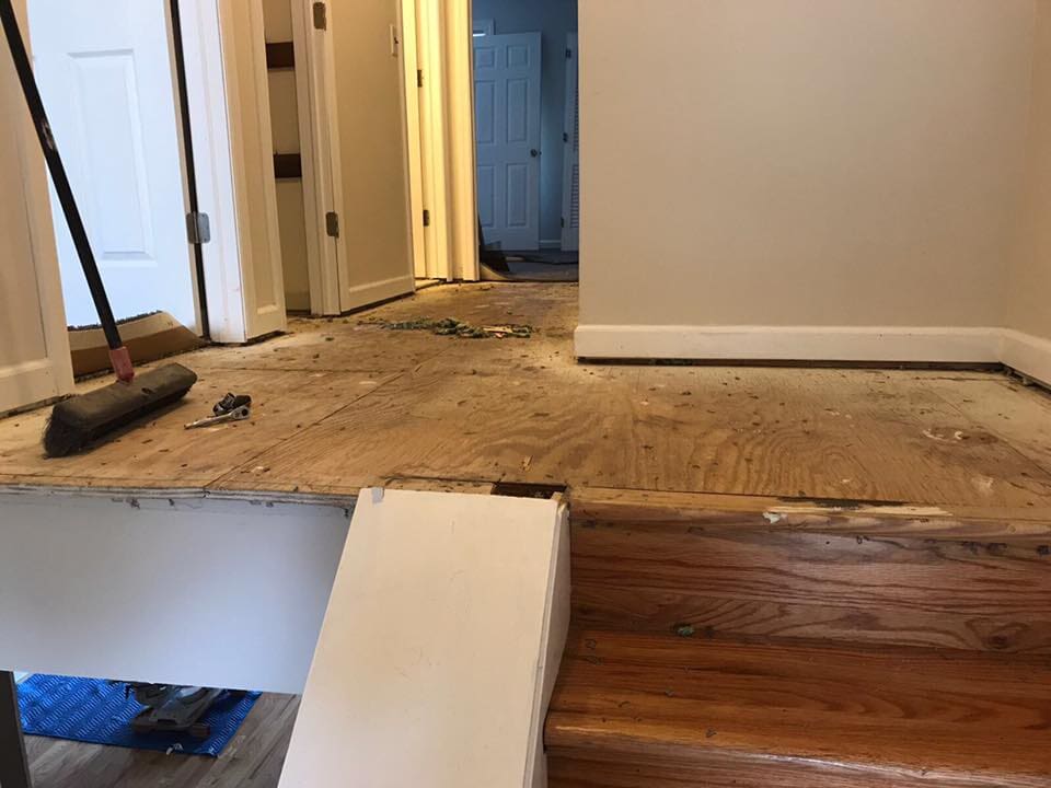 Before Wooden Floor Renovation — Danbury, CT — VRP Flooring