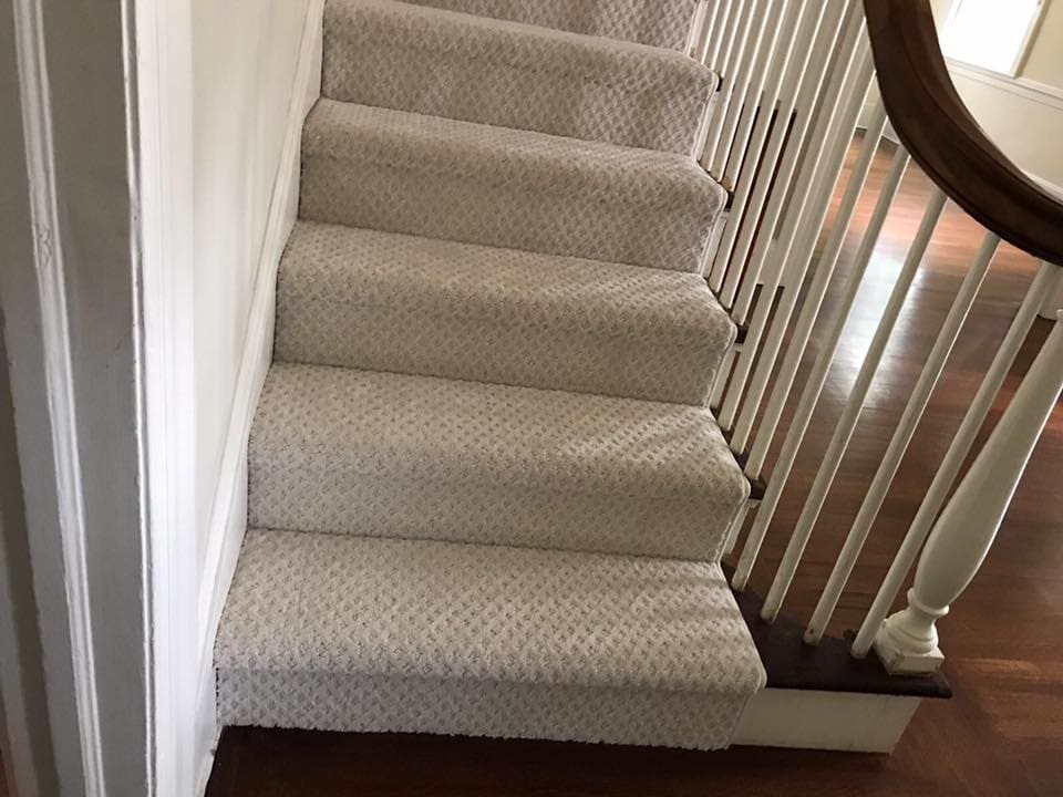 After Stair Carpet Installation — Danbury, CT — VRP Flooring