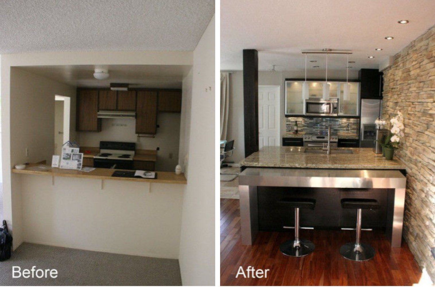 Before and After Project pictures