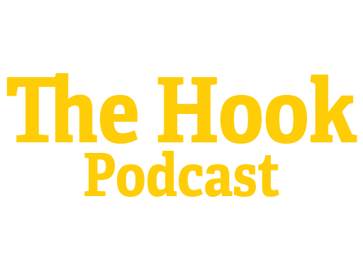 Yellow text on white background: